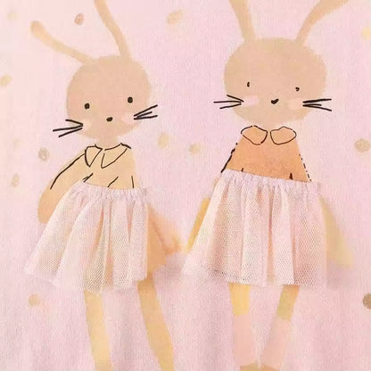 Mädchen-Set aus rosa Tutu-Kleid und Pullover