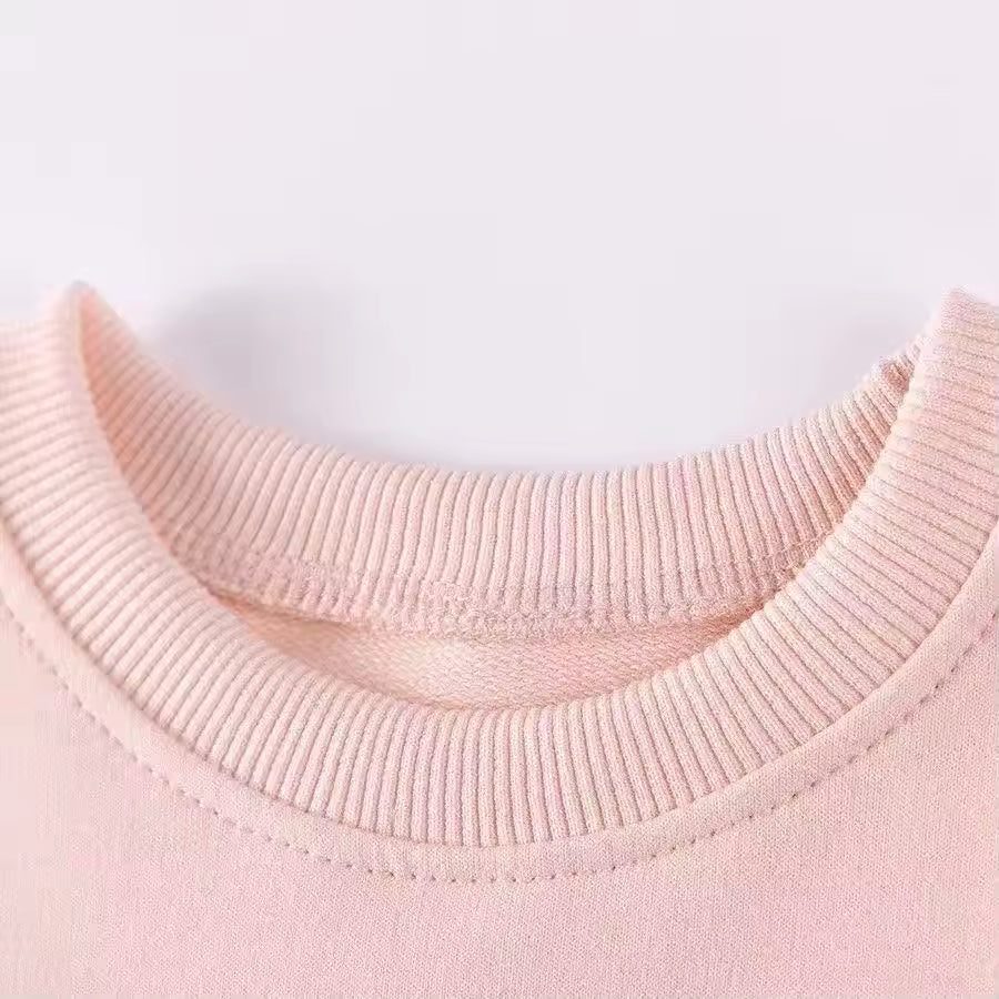 Mädchen-Set aus rosa Tutu-Kleid und Pullover