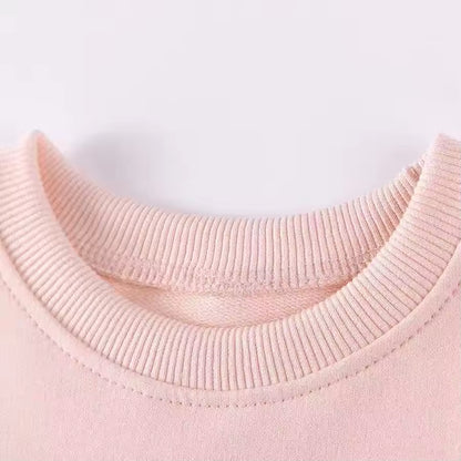 Mädchen-Set aus rosa Tutu-Kleid und Pullover