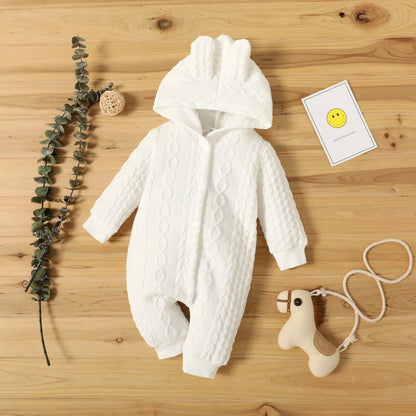 Warmer Baby-Overall mit Ohren