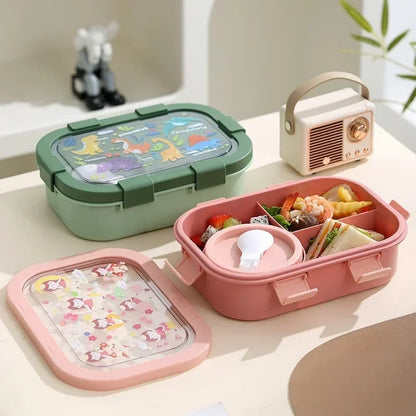 Lunchbox mit Cartoon-Motiven für Kinder
