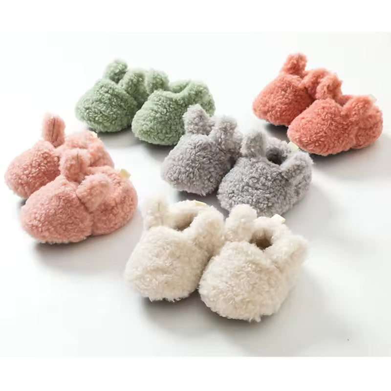 Cozy baby booties for winter