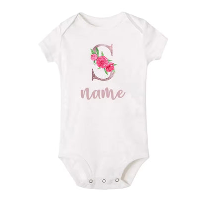Newborn Name Romper