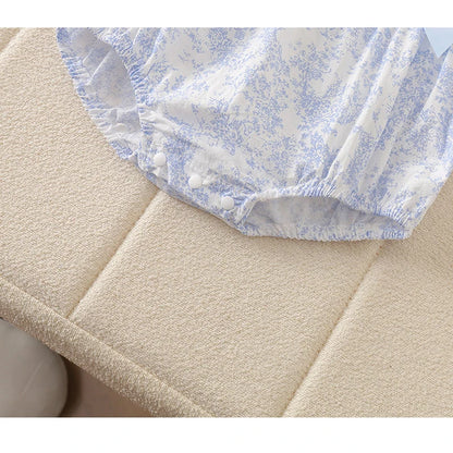 Baby-Mädchen-Strampler-Set – Boho-Blumenmuster