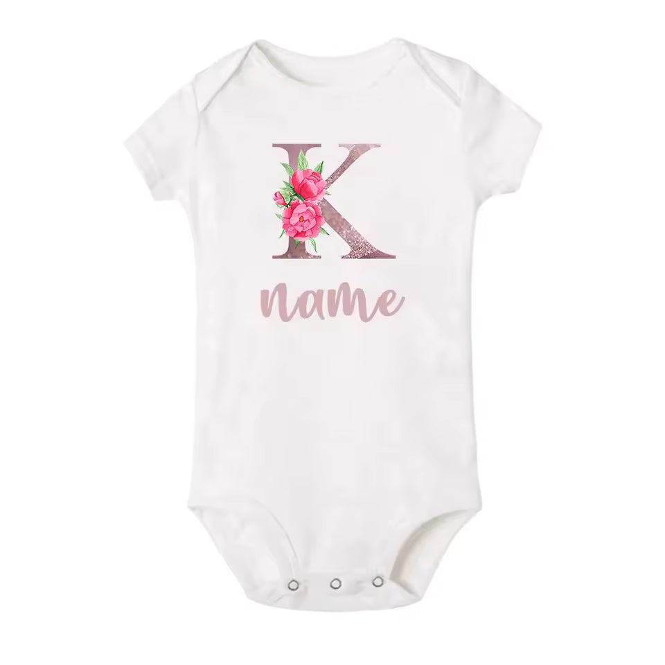 Newborn Name Romper