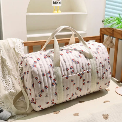 Tasche im koreanischen Stil mit Blumenmuster