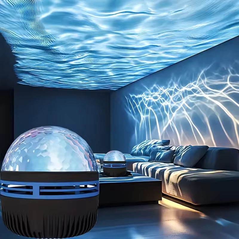 Sleeping lamp with sea effect