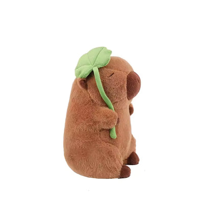 Lotus Leaf Capybara Cuddly Toy