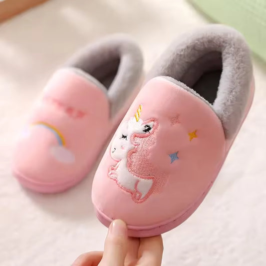 Soft cotton slippers for autumn and winter