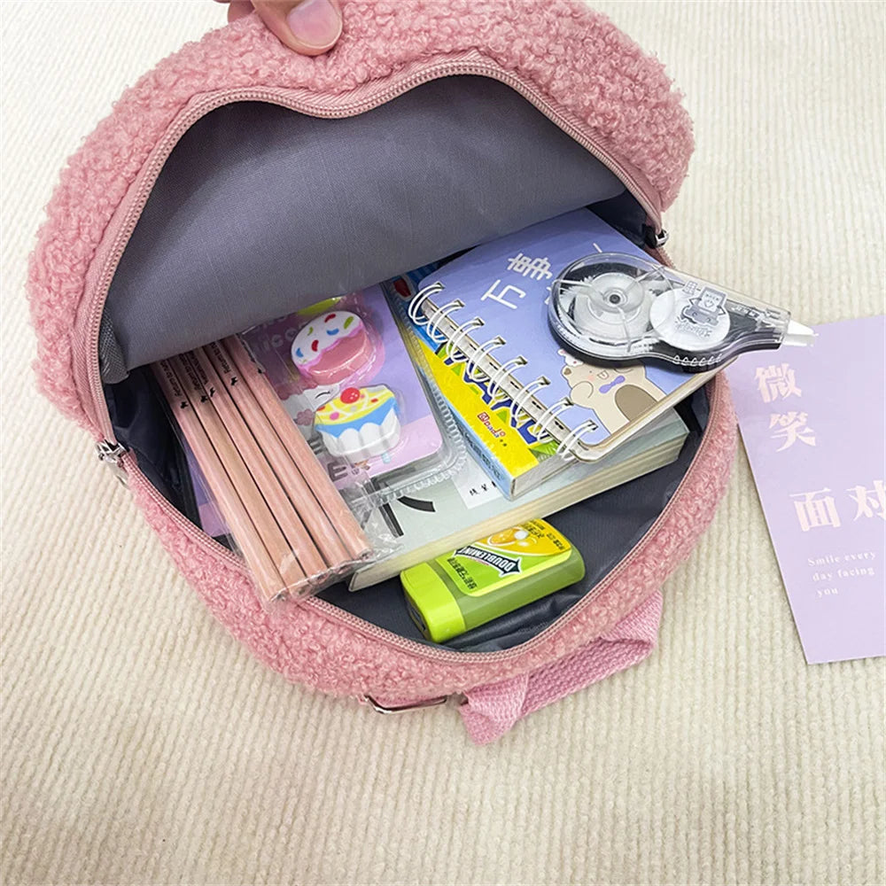 Cartoon Bear Plush Backpack