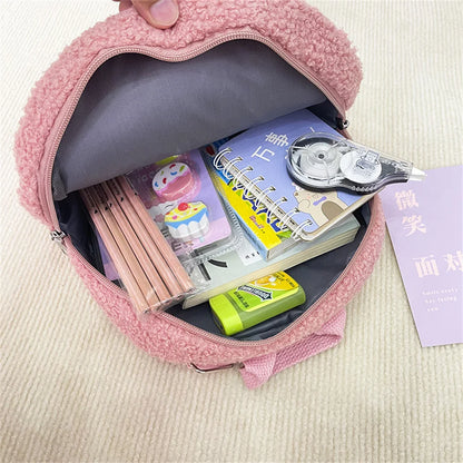 Cartoon Bear Plush Backpack
