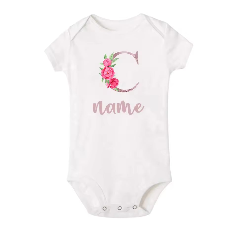 Newborn Name Romper