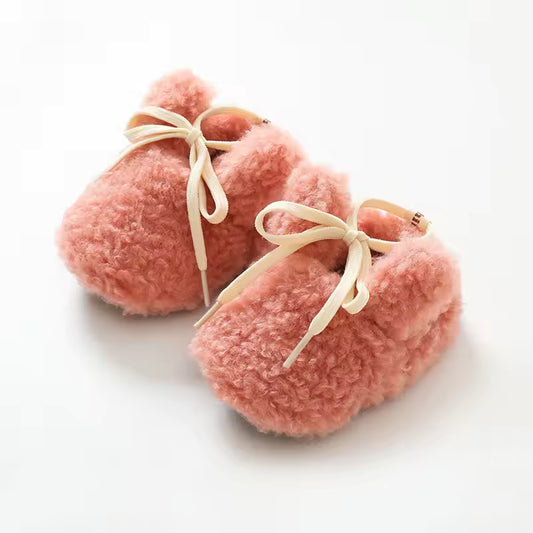 Cozy baby booties for winter