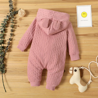 Warmer Baby-Overall mit Ohren