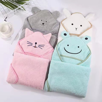 CuddleCat Bath Cape with Hood