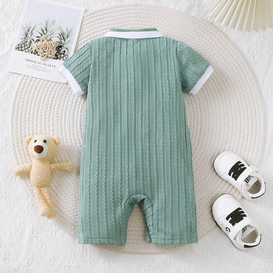 Baby-Jumpsuit Sommer Kleiner Bär Kurzarm