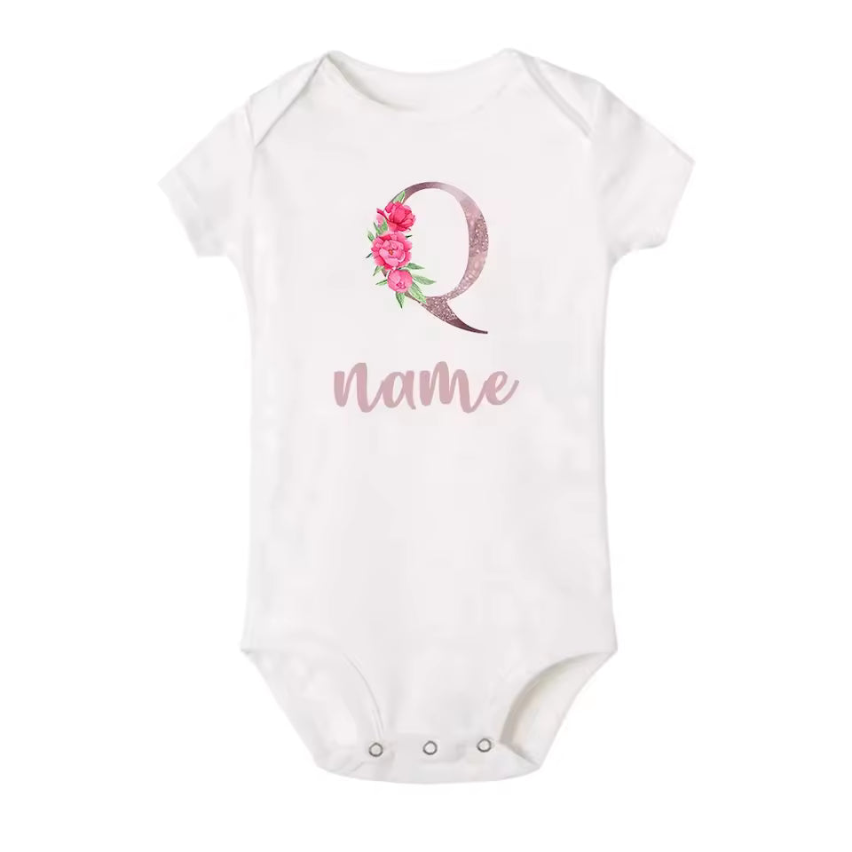 Newborn Name Romper