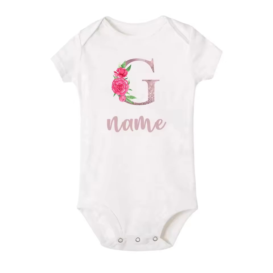 Newborn Name Romper