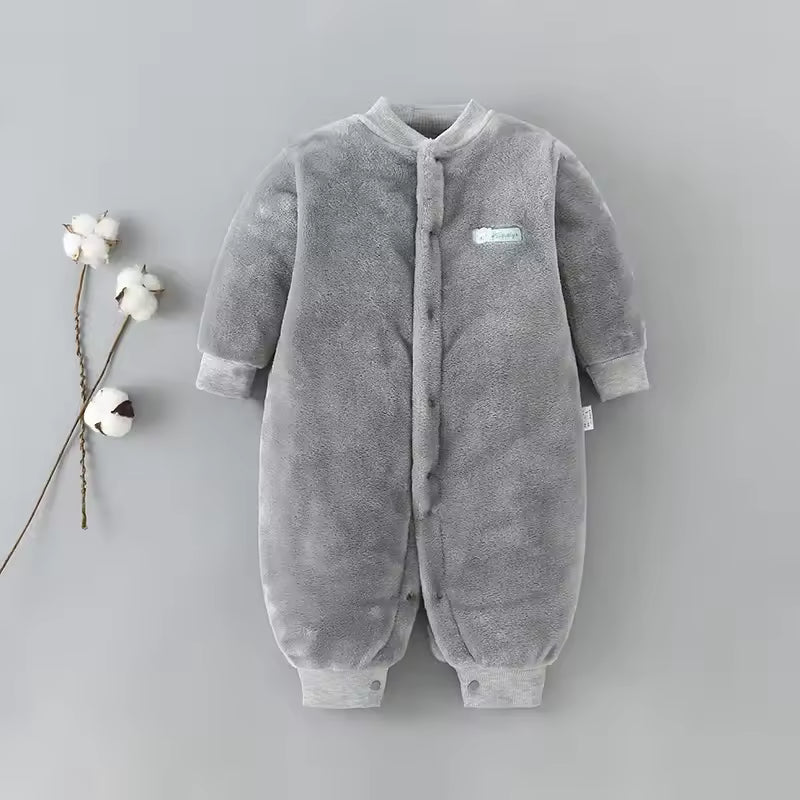 Cozy Baby Fleece Romper