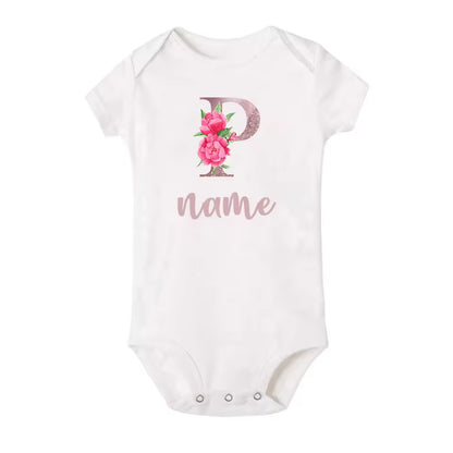 Newborn Name Romper