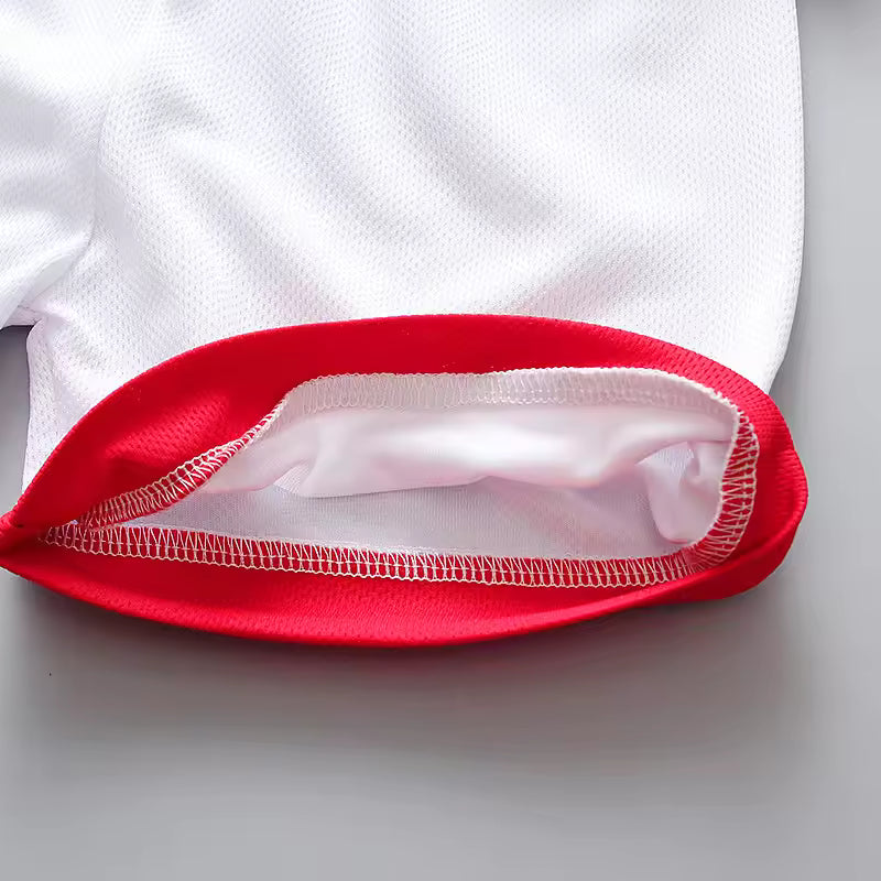 Toddler sports jersey and shorts set