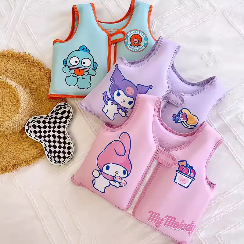 Baby Swim Vest with Cartoon Design