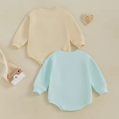 Matching Rompers Set for Newborn Twins