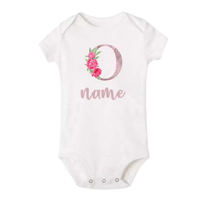 Newborn Name Romper
