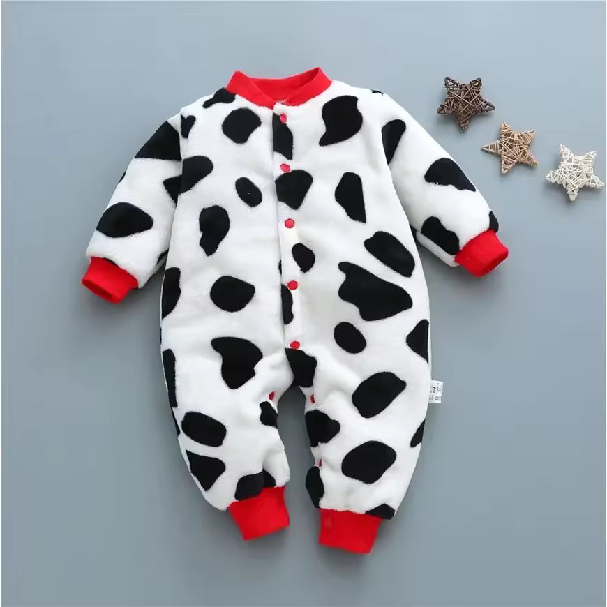 Cozy Baby Fleece Romper