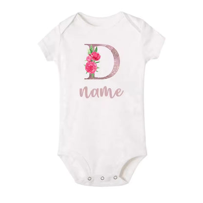 Newborn Name Romper