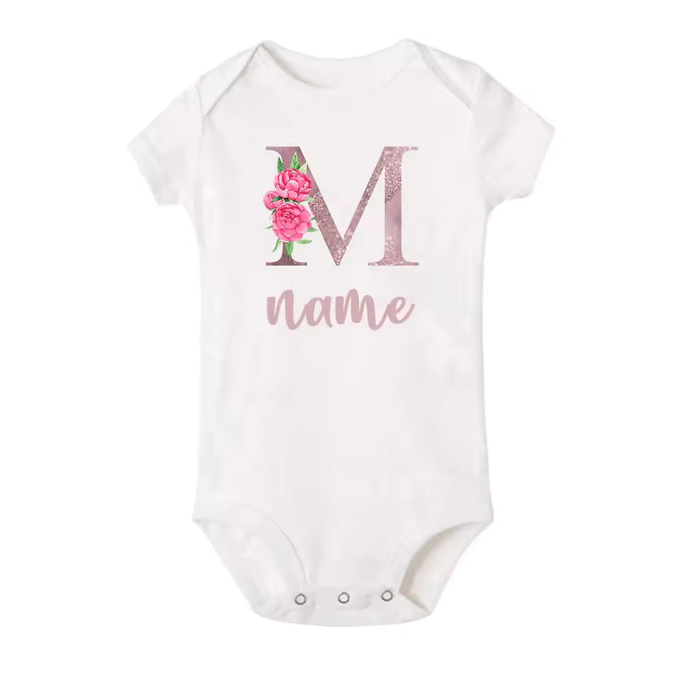 Newborn Name Romper