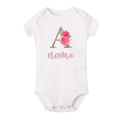 Newborn Name Romper