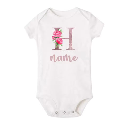 Newborn Name Romper