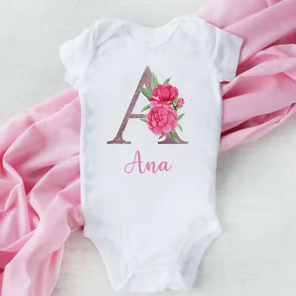 Newborn Name Romper