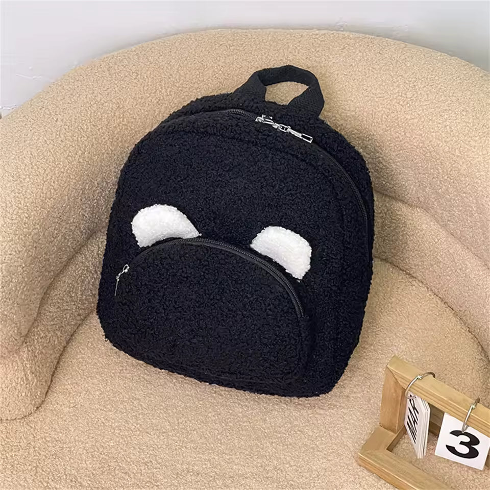 Cartoon Bear Plush Backpack