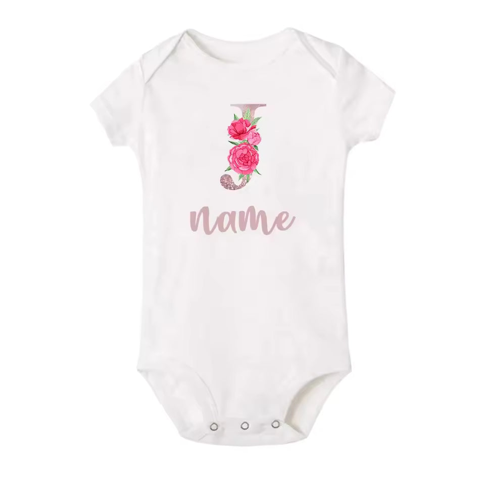 Newborn Name Romper