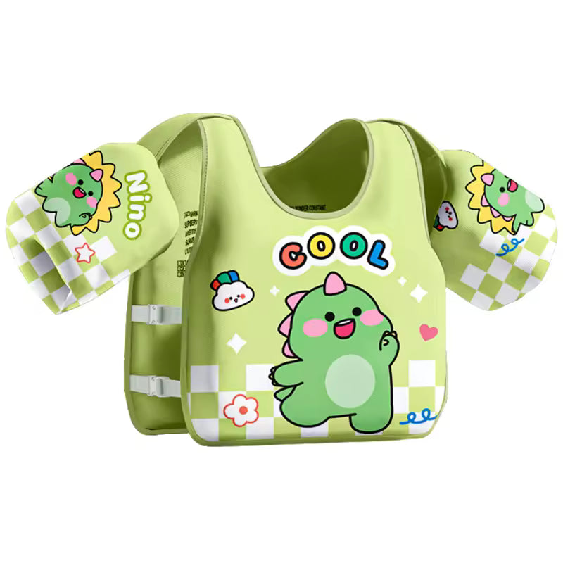 Kinderbadeanzug mit Cartoon-Aufdruck