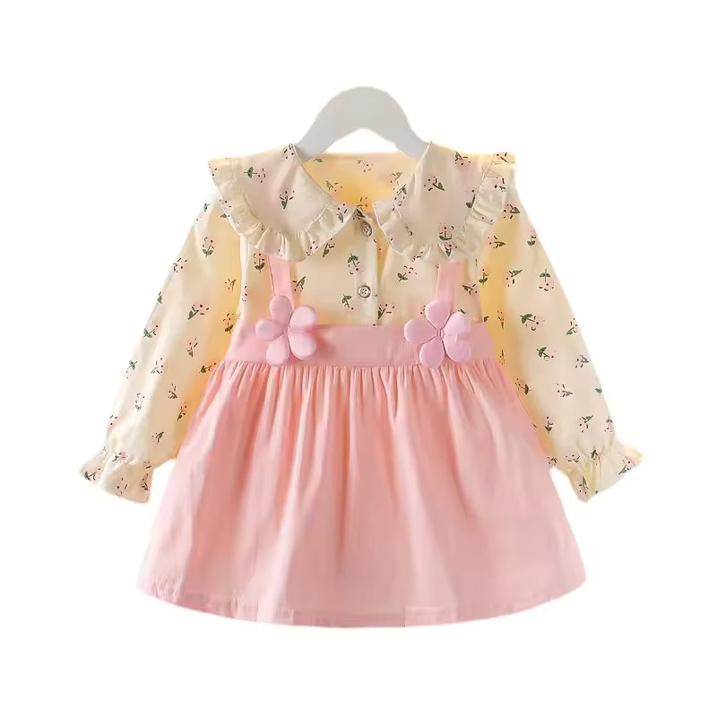 Weiches Kleid mit langen Ärmeln