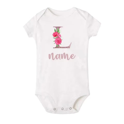 Newborn Name Romper