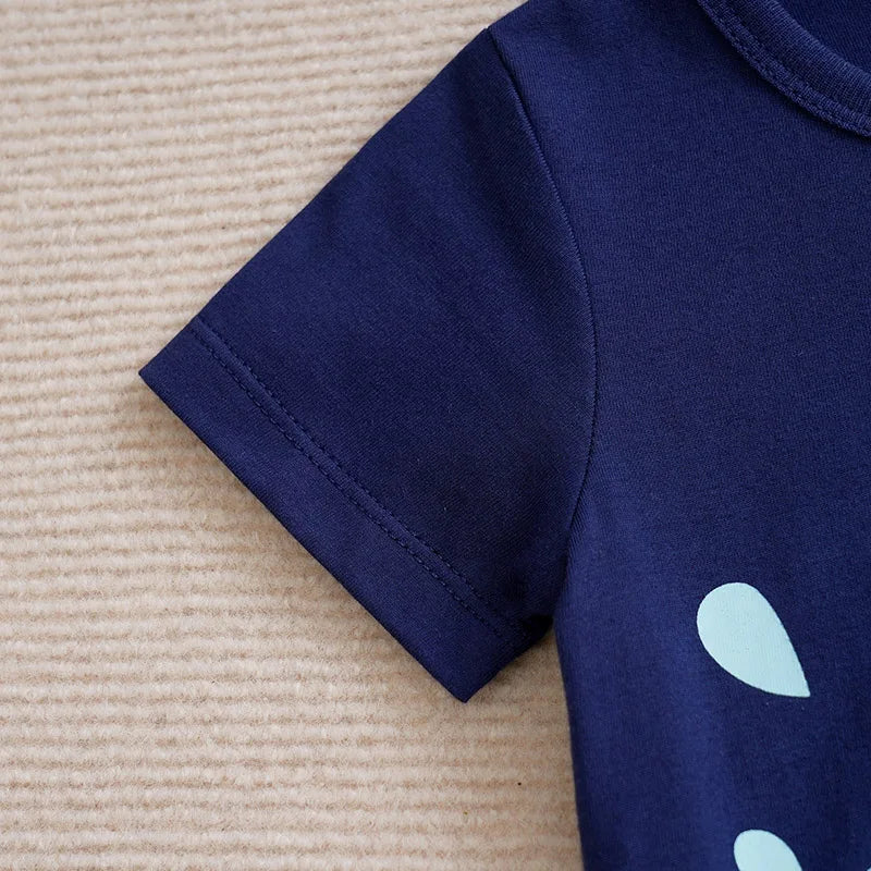 Baby-Jumpsuit mit 3D-Elefanten-Sommer-Strampler