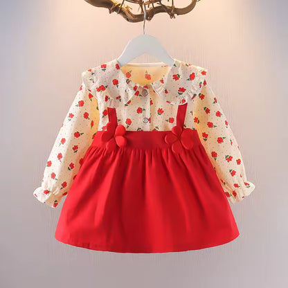 Weiches Kleid mit langen Ärmeln