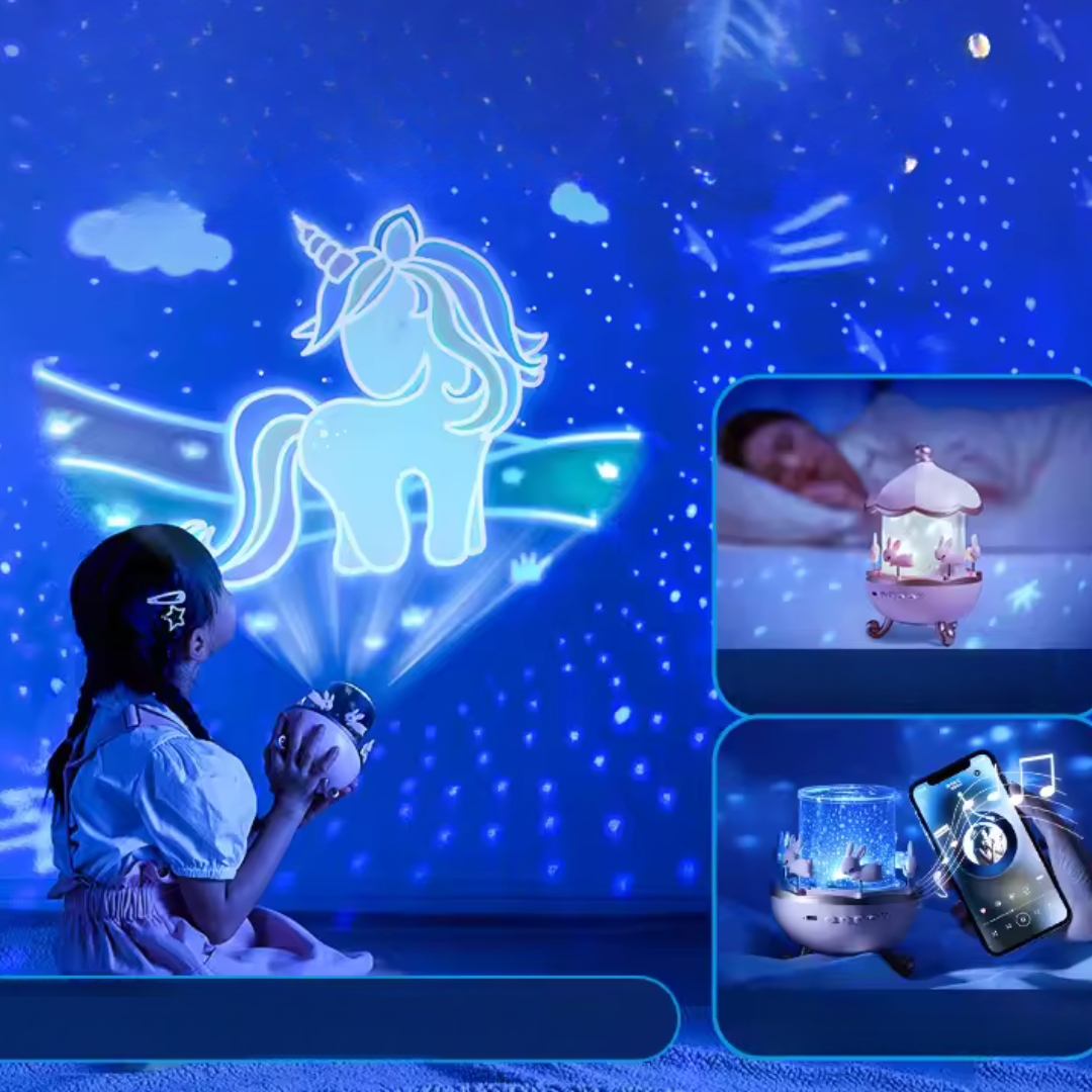 Sternennacht-Projektor &amp; Spieluhr