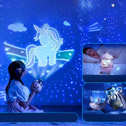 Sternennacht-Projektor &amp; Spieluhr