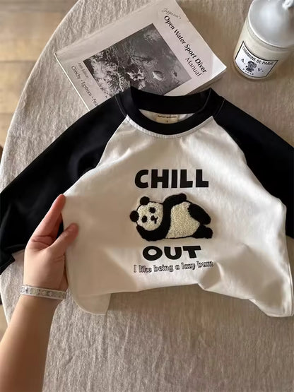 Long Sleeve Cartoon T-shirt