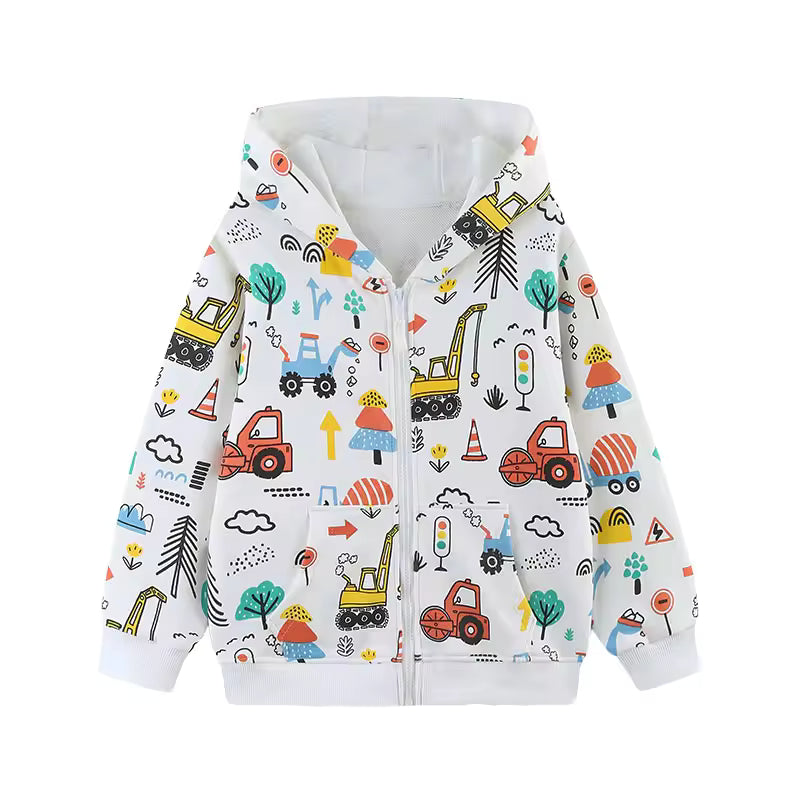 Comfortable Children's Jacket with Zipper