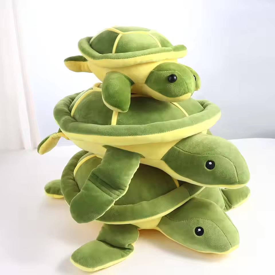 Soft Green Turtle Plush Toy