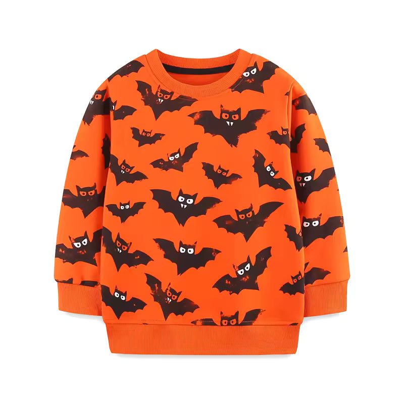 Sweatshirt mit Cartoon-Print für Kleinkinder