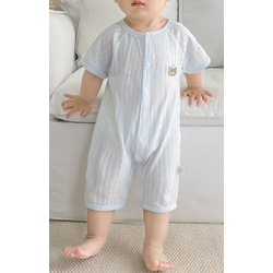 Baby-Jumpsuit Sommer Kleiner Bär Kurzarm