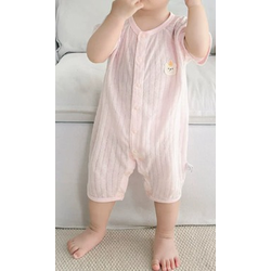 Baby-Jumpsuit Sommer Kleiner Bär Kurzarm