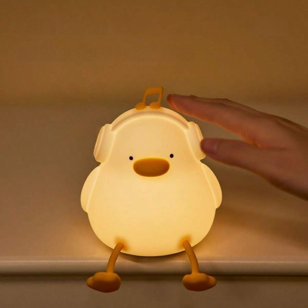 Portable Duck Shaped LED Night Light for Kids